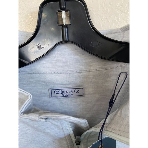 Collars & Co Arizona State DriRelease 1/4 Zip Pullover Light Grey Melange XL NWT - Picture 4 of 6